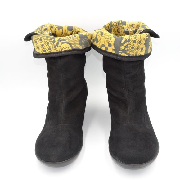 Fly London Blk Suede Slouch Ankle Boots | EUC | 39 - Picture 14 of 16